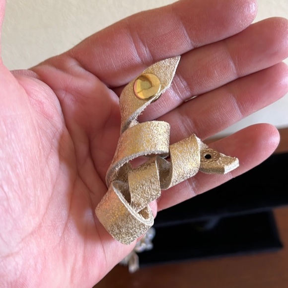 NWT bead and leather wrap bracelet - Picture 5 of 9